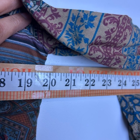 Feathers by tolani Blouse top S Modal Cotton Lightweight Bohemian Whimsigoth - Picture 11 of 13